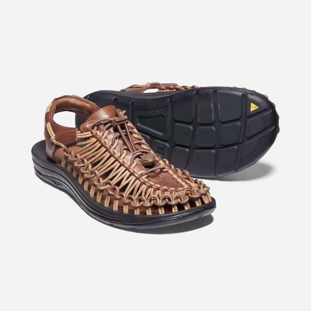 Keen Slip-On Sandaler Herr Bruna - Uneek Premium Läder - 328041ZRS